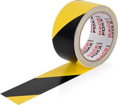 Produktbild von Gewebeklebeband, Panzertape, schwarz/gelb, 10 m