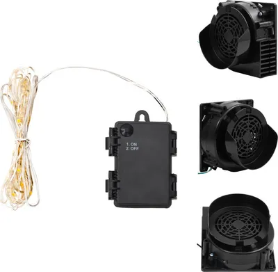 Obrázok produktu pre vidaXL LED rozprávkové svetlá s 90 LED diódami a dúchadlom 900 cm - Vianočné osvetlenie