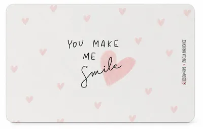Obrázok produktu pre PPD Make me Smile D@H Tray, raňajková tabuľa, raňajky, Formica, ružová, 14,3 x 23,3 cm, 661342