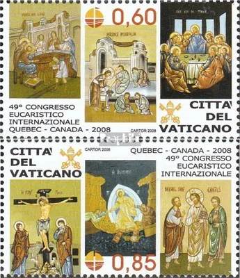 Produktbild von Briefmarken Vatikanstadt 2008 Mi 1614-1615 (kompl.Ausg.) postfrisch Eucharistischer Weltkongreß