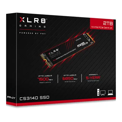 Image de PNY SSD M.2 (2280) 2TB CS3140 (PCIe 4.0/NVMe) Retail