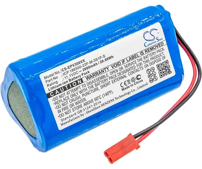 Image de TECHTEK Batterie compatible avec [Electropan] ilife V5, ilife V5s remplace ICP 186500-22F-M-3S1P-S