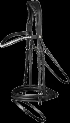 Produktbild von Waldhausen S-Line Trensenzaum Classy, schwarz, WB
