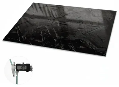 Produktbild von Glas Tischplatte 120x80 cm – Tischauflage aus gehärtetem Glas – Glasplatte für Esstisch – Küchentischplatte aus Glas – Tischschutz Glas modern – Dekorative Glasplatte – Pflegeleichte Glastischplatte – Sicherheitsglas Tischplatte – Abstrakte Textur, KI-generiertes Bild