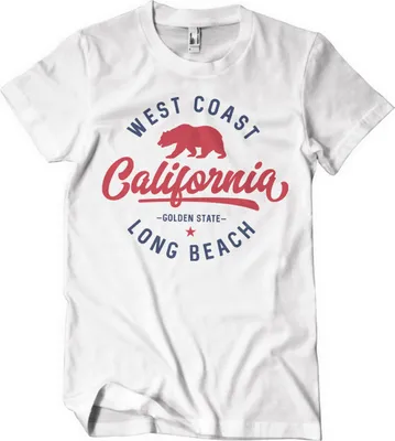 Produktbild von West Coast California T-Shirt - X-Large - White