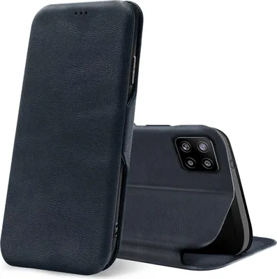 Produktbild von Conie Retro Klapp Tasche für Samsung Galaxy A22 5G Kartenfach Hülle Rundumschutz in Blau