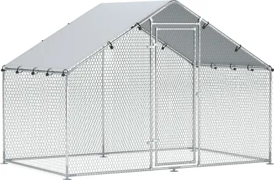 Obrázek produktu pro PawHut kurník s výběhem 3 x 1,7 x 1,9 m se zámkem, střecha z pozinkované oceli