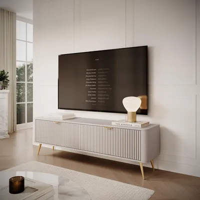 Immagine prodotto di Kalase - Mobile Porta tv, 163x38x51h cm Bianco, un Ripiano