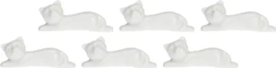 Immagine prodotto di La Porcellana Bianca set di 6 posate sottobicchieri gatto P00273202G