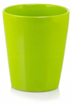 Produktbild von Polnix Orchideentopf grün Keramik 15 cm