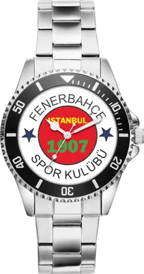 Produktbild von KIESENBERG Herrenuhr Armbanduhr Fenerbahce Geschenk Fan Artikel Zubehör Fanartikel Analog Quartz Uhr 21211
