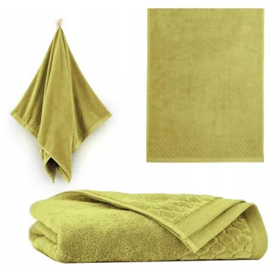 Produktbild von Handtuch - 100% Baumwolle - 500 g/m2 - 70x140 cm - Extra Saugfähig - Grün - hohe Grammatur - CARLO