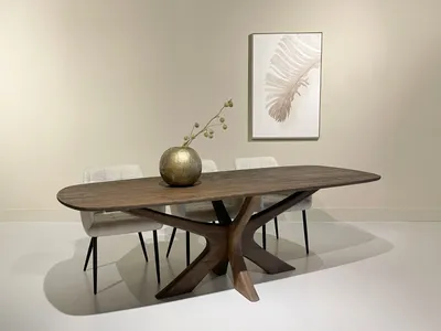Productafbeelding van Livingfurn Eettafel Brix Montreaux Bruin 250cm