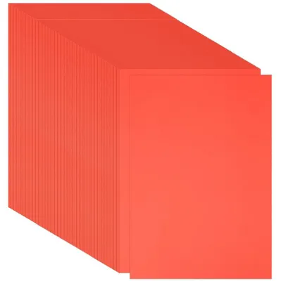 Immagine prodotto di 120 fogli di cartoncino rosso, formato A4 (297x210 mm) - Ideali per scrapbooking e progetti creativi