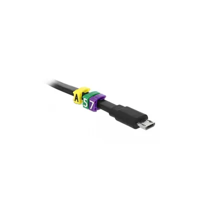 Produktbild von Kabelmarker Clips A-Z gelb 260-teilig