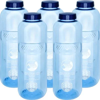 Produktbild von AcalaQuell Familien Set Tritan Trinkflasche Grip 1Liter