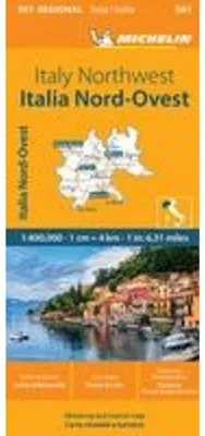 Image de Carte Michelin Italie : Carte du Nord-Ouest 561