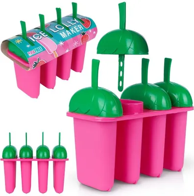 Produktbild von Eisformen, Popsicle-Form, 4 Stück, Sorbet, EXCELLENT HOUSEWARE 259310