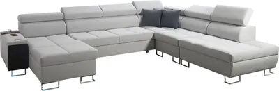 Produktbild von MIRJAN24 Ecksofa Genewa X, Eckcouch mit Schlaffunktion und Bettkasten (Uttario Velvet 2973 + Uttario Velvet 2970, Seite: Rechts)
