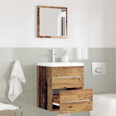 Immagine prodotto di Maison Exclusive - Set di mobili da bagno con cassetti Marrone 41 x 38,5 x 48 cm