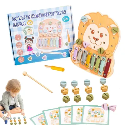 Image de Jeu d'apprentissage en bois pour trier les formes, idéal pour les enfants