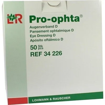 Zdjęcie produktu dla Pro Ophta opatrunek do oczu D, 50 szt. VER