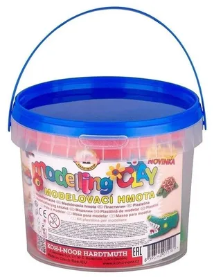 Zdjęcie produktu dla Glina modelarska KOH-I-NOOR w plastikowym wiaderku