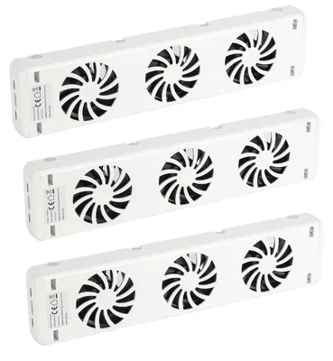 Produktbild von Peviasot Radiatorventilator 3-fach, 3er-Set, Temperatursteuerung, für ≤150 cm