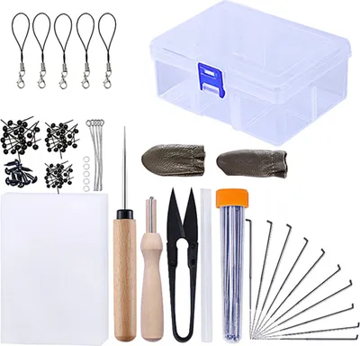 Obrázek produktu pro 54PCS jehla plstěná sada Jehla plstěná startovací sada Vlákno příze jehla plstěné příslušenství pro DIY domácí zlepšení