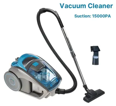 Produktbild von Staubsauger - Zylinderstaubsauger mit Kabel - 2800 W/15.000 Pa - Multizyklon-Filtration - 1–2 l Staubbehälter - Für Hartböden, Teppiche und Tierhaare - Blau
