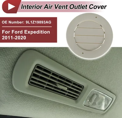 Image de Grille De Ventilation De Toit N° 9L1Z19893Ag Pour Ford Expedition 2011-2020, Grille D'Aération De Climatisation Beige, 1 Pièce