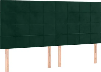 Obrázok produktu pre vidaXL Čelo postele tmavozelené 180x5x118/128 cm zamat