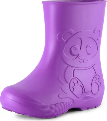 Produktbild von Ladeheid Eva Kinder Jungen Mädchen Gummistiefel Regenschuhe LA-CA-10 (Lilla, 26/27 EU)