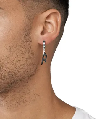 Image de Mono-boucle d'oreille Diesel Gold Collection Beads - homme