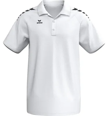 Produktbild von erima CMPT Wings Poloshirt weiß/schwarz XXS