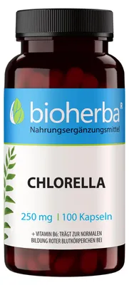 Produktbild von Bioherba Chlorella 250 mg 100 Kapseln