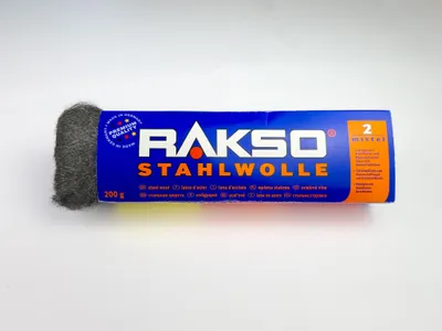 Produktbild von RAKSO Stahlwolle 200 g-Packung, Sorte 2
