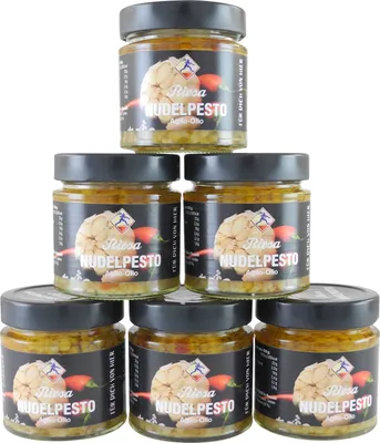 Produktbild von Nudelpesto Aglio Olio von Teigwaren Riesa - 6er Pack (6 x 190 g)