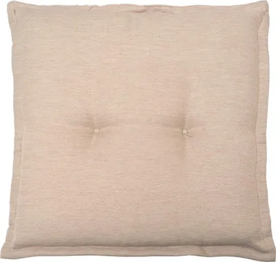 Produktbild von Hockerauflage - 50 x 50 cm - Creme - mit Stehsaum
