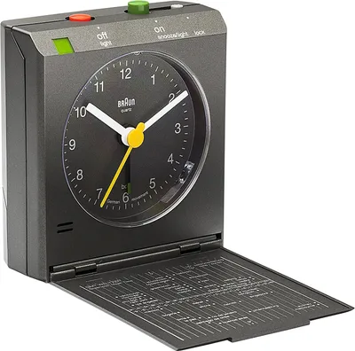 Productafbeelding van Braun BNC005, Analoge wekker, Grijs, Analoog, 72 mm, 78 mm, 30 mm