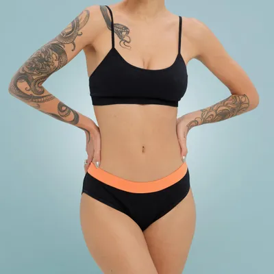Image de Culotte Menstruelle Lavable en Coton et Élasthanne – Confort et Protection Fiable