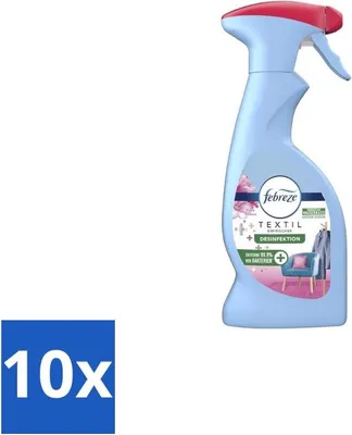 Produktbild von Febreze Textilspray – Rosa Nelken – 375 ml - Vorteilspack - 10 Stücke