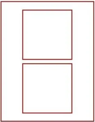 Produktbild von Lindner 2852 LINDNER d-Münzboxen mit quadratischen Vertiefungen für 2 Münzen/Medaillen bis 125 x 125 mm-Rauchglas / dunkelrote Einlage