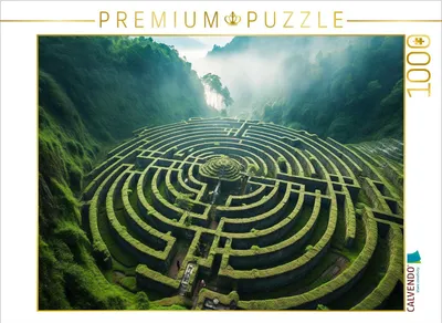 Produktbild von CALVENDO Puzzle Das Rätsellabyrinth | 1000 Teile Lege-Größe 64x48cm Foto-Puzzle für glückliche Stunden
