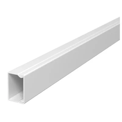 Produktbild von OBO WDK40040LGR Wand-u.Deckenkanal m.Bodenlochung 40x40x2000 PVC 6027016