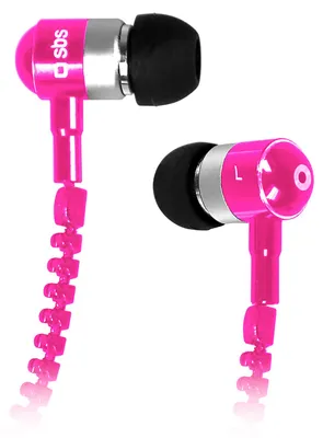 Produktbild von SBS Stereo-Kopfhörer mit Kabel Zip, 3,5 mm Klinkenstecker mit Mikrofon und Antworttaste
