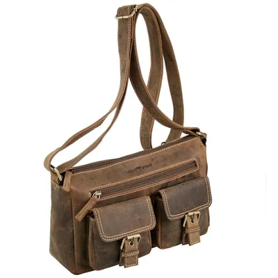 Produktbild von Greenburry Vintage Umhängetasche Leder 29 cm