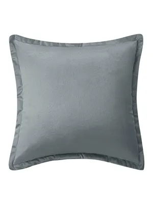 Zdjęcie produktu dla Poszewka soft velvet grafitowa 40x40 cm - Spod Igły i Nitki, zamek błyskawiczny, gładka
