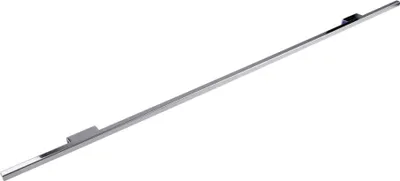 Produktbild von FACKELMANN LED-Aufsatzleuchte für Spiegel / Maße (B x H x T): ca. 89 x 2,8 x 3,8 cm / hochwertige LED-Leuchte für zusätzliche Beleuchtung im Bad und WC / Aufsatzlicht für Badspiegel / Farbe: Silber