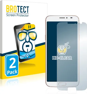 Produktbild von 2x Für Doro 8080 Schutzfolie BROTECT Displayschutz Display Schutz Folie Klar Transparent